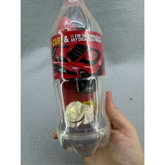 VINTAGE Coca-Cola NASCAR Mini Car In A Bottle Vending Machine Promo SEALED - Picture 5 of 9